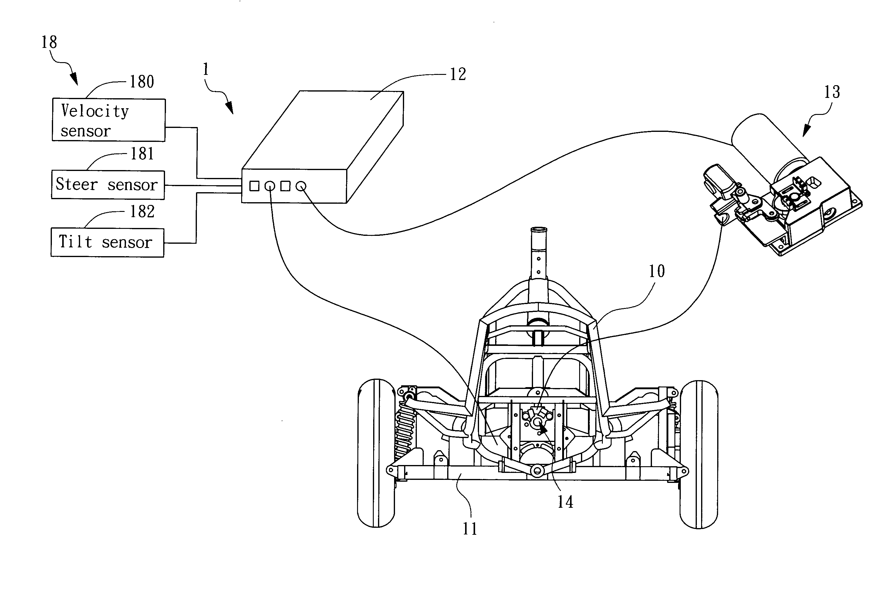 Anti-tilt apparatus and frame structure of tilting vehicle using the same