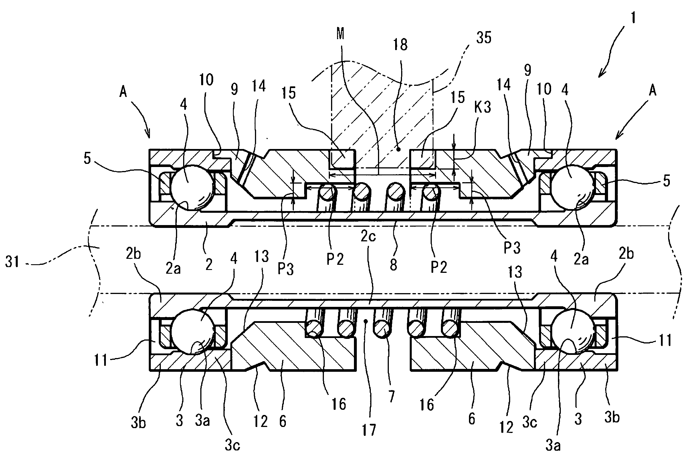 Turbocharger bearing assembly