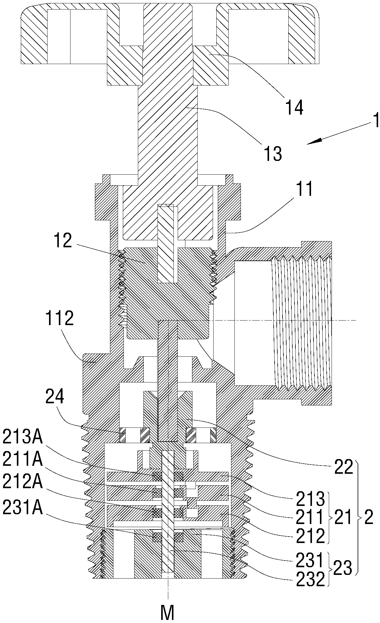 Combination lock valve structure