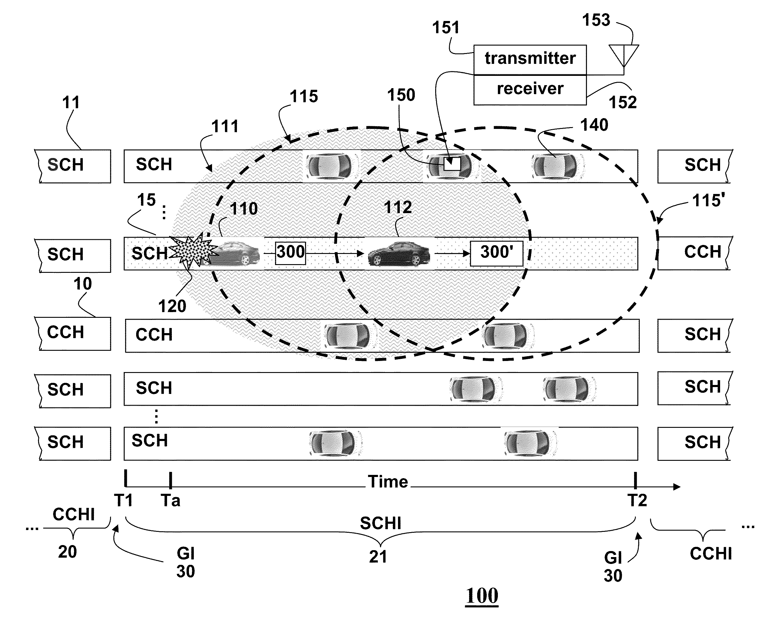 Broadcasting Messages in Multi-Channel Vehicular Networks