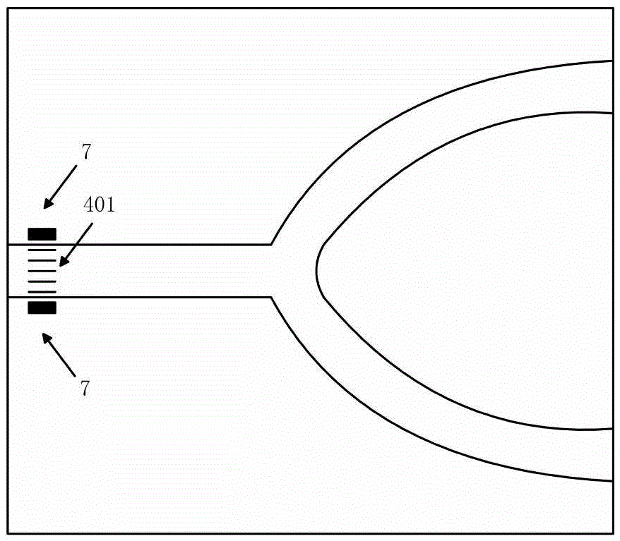 A PLC type optical power splitter with adjustable power division ratio and its preparation method and adjustment method