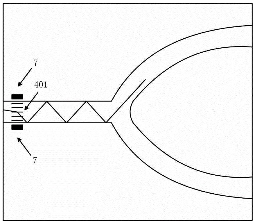 A PLC type optical power splitter with adjustable power division ratio and its preparation method and adjustment method