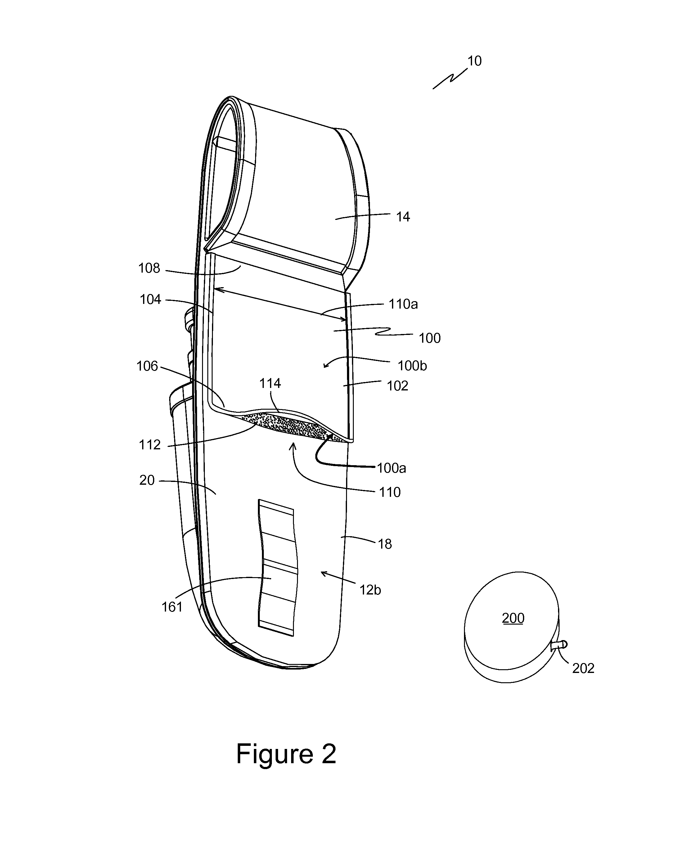 Double tool pouch with retractor pockets