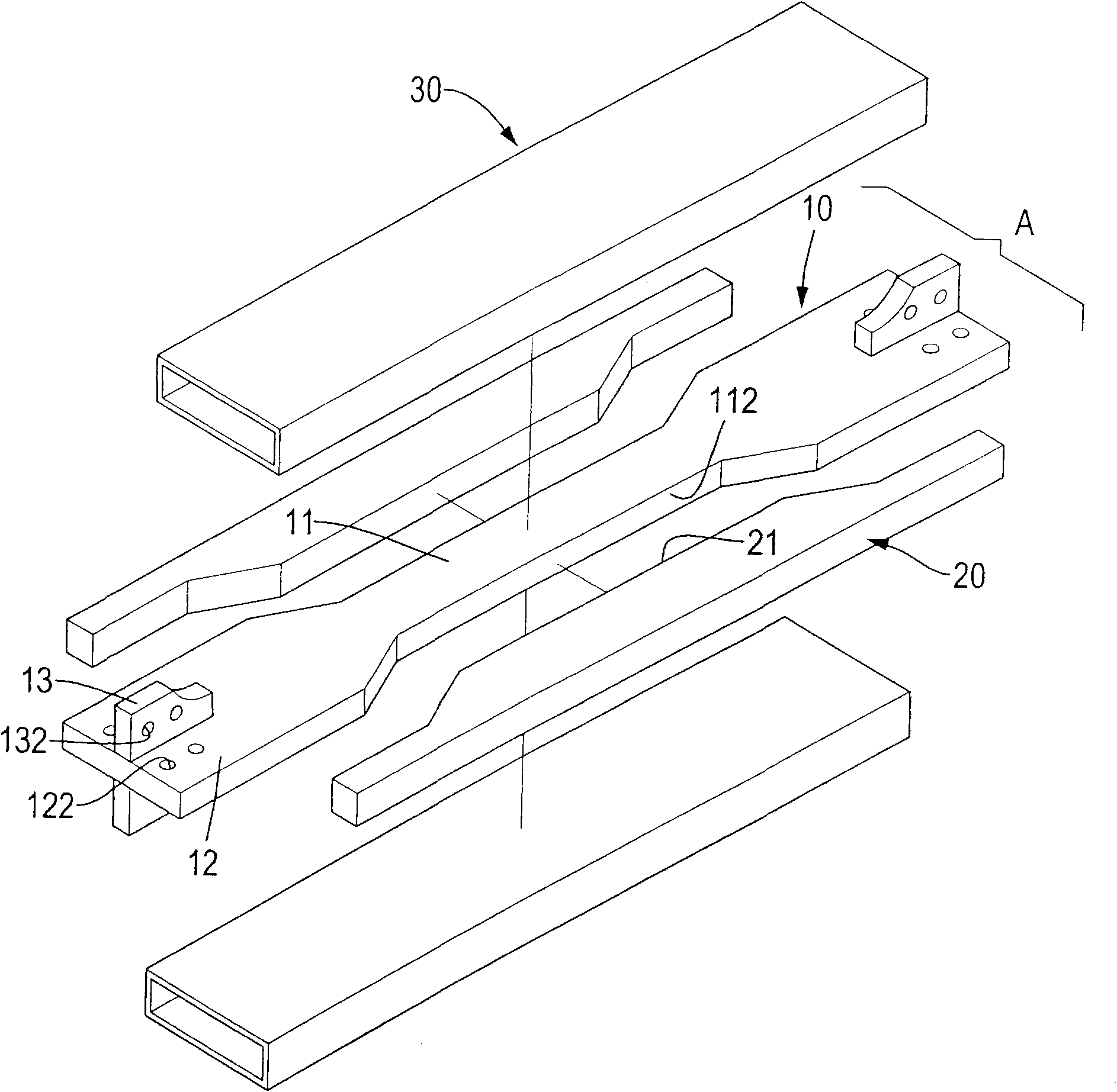 Energy dissipation supporting device