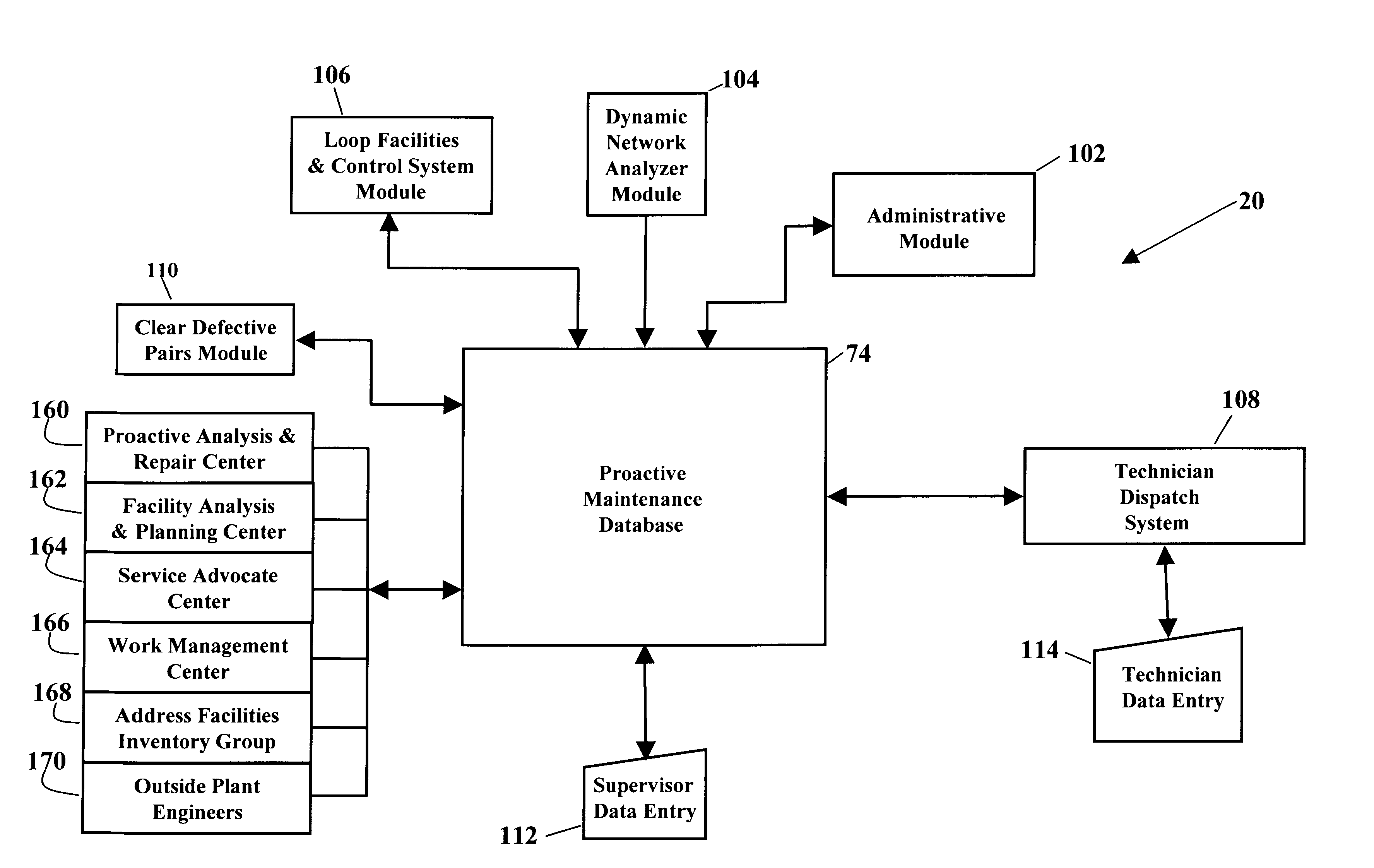 Clear defective pairs module for proactive maintenance application