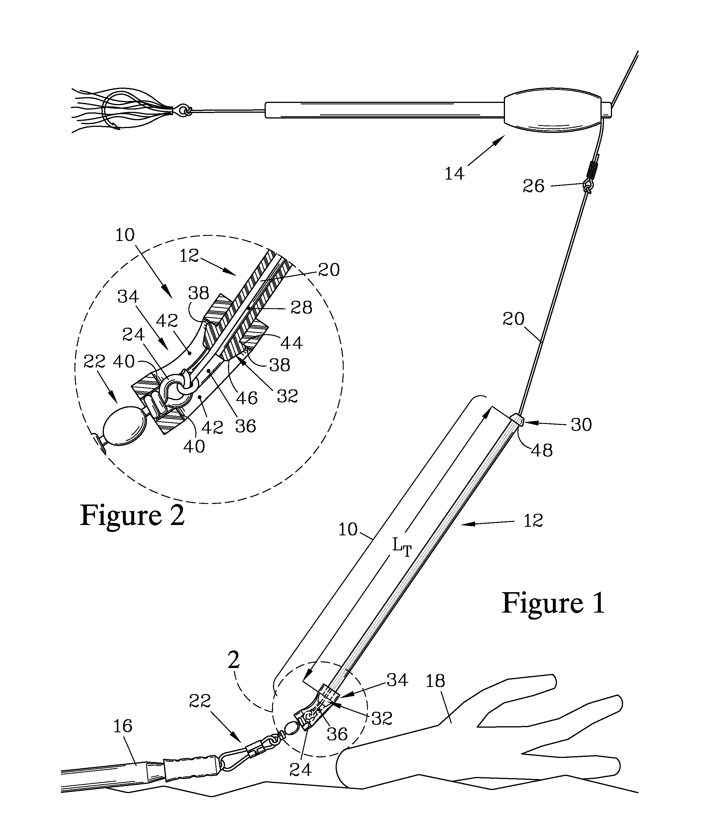 Snag-resistant sinker line shield