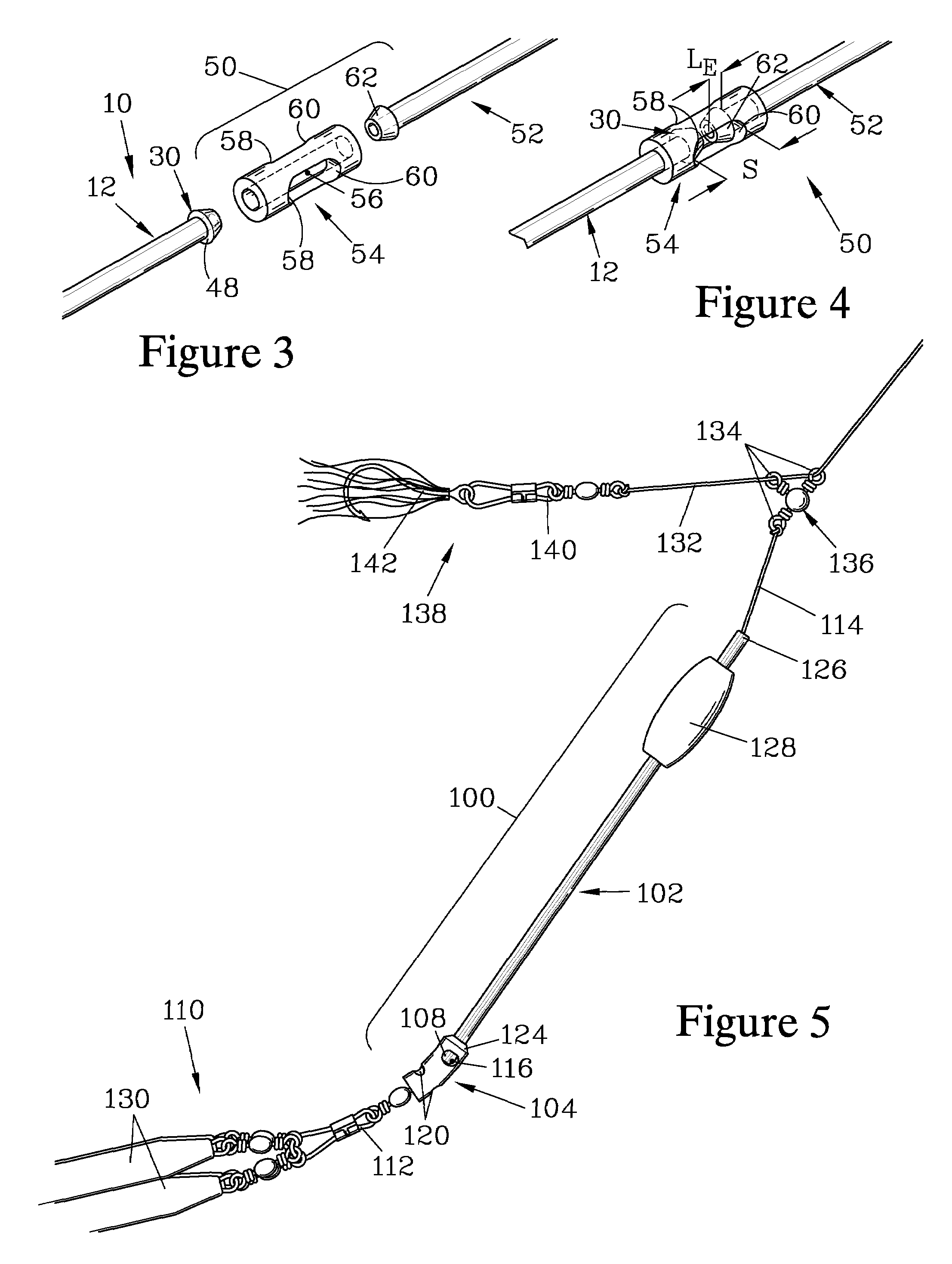 Snag-resistant sinker line shield