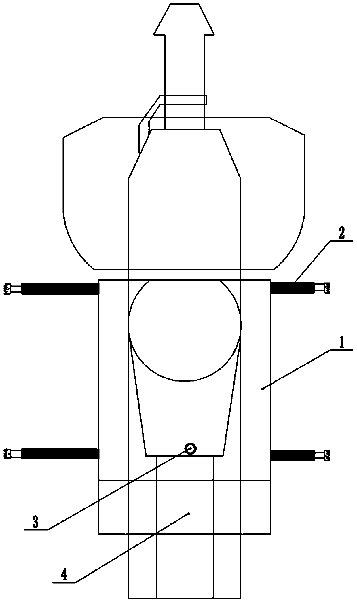 Hydraulic limiting device of fully-mechanized excavating machine