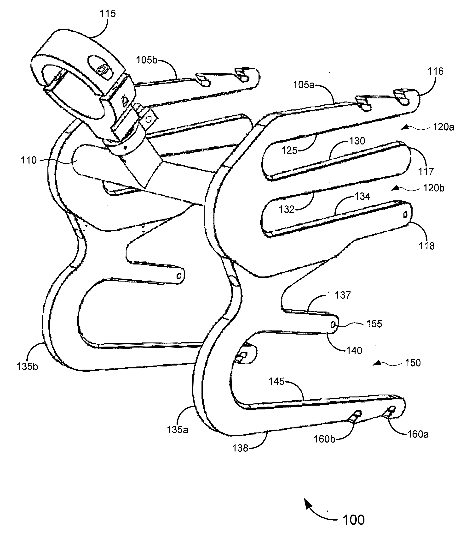 Water sports equipment rack and methods