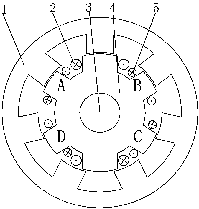 Centrally excited electric wheel hub motor