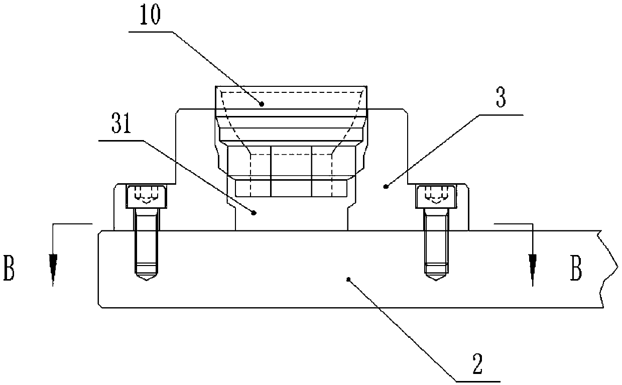 Feeding device for cores of multi-level flywheels