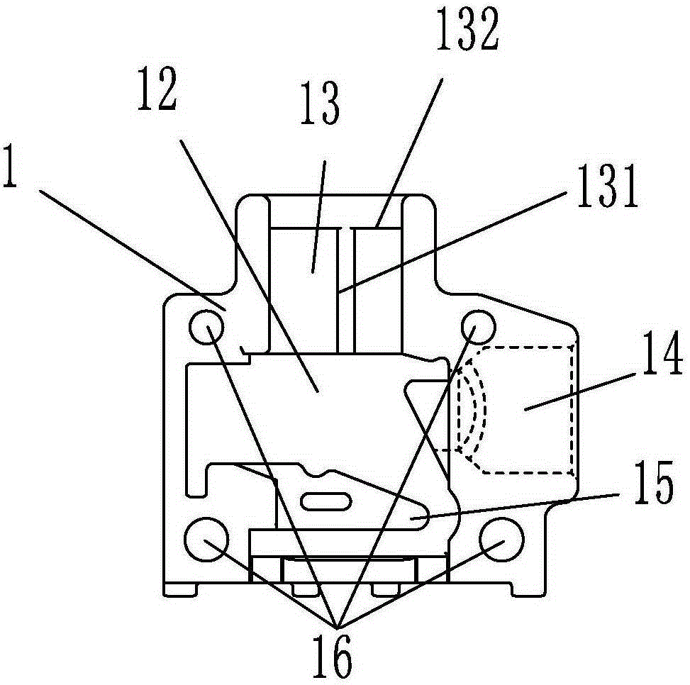 Bolt-free PCB wiring terminal provided with button