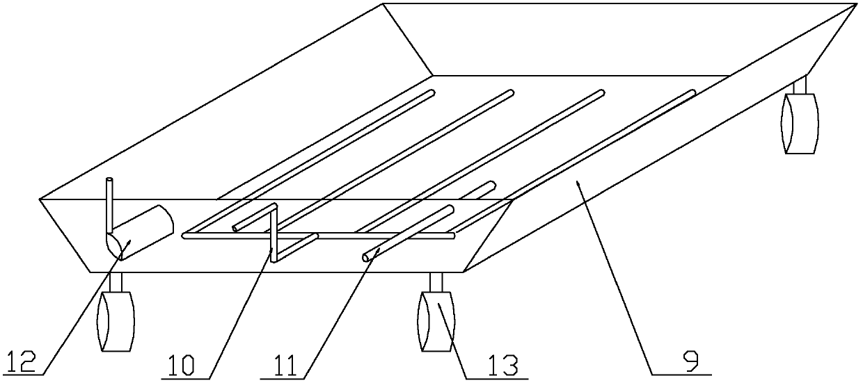 Microalgae half-dry solid state adherent cultivation device for alternate illumination of bright and dark light