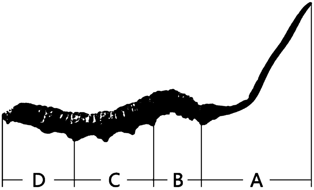 A kind of measuring method of the freshness of fresh Cordyceps sinensis