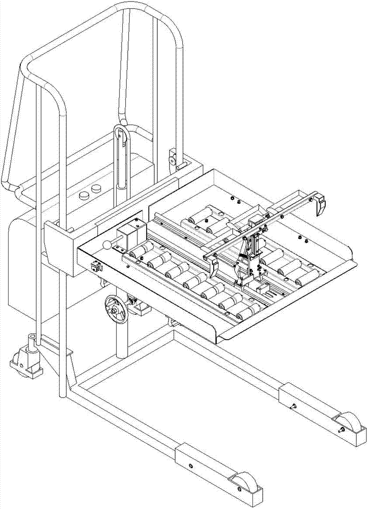 Quick battery replacing equipment for semi-automatic electric vehicle