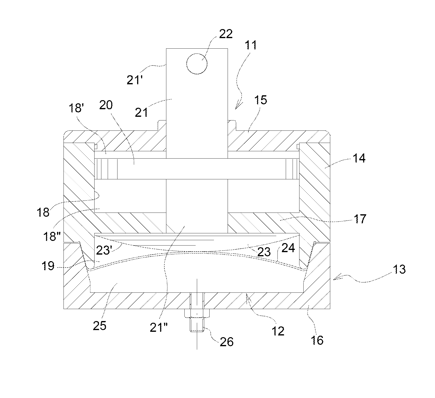 Progressive-acting suspension device / damper for vehicles