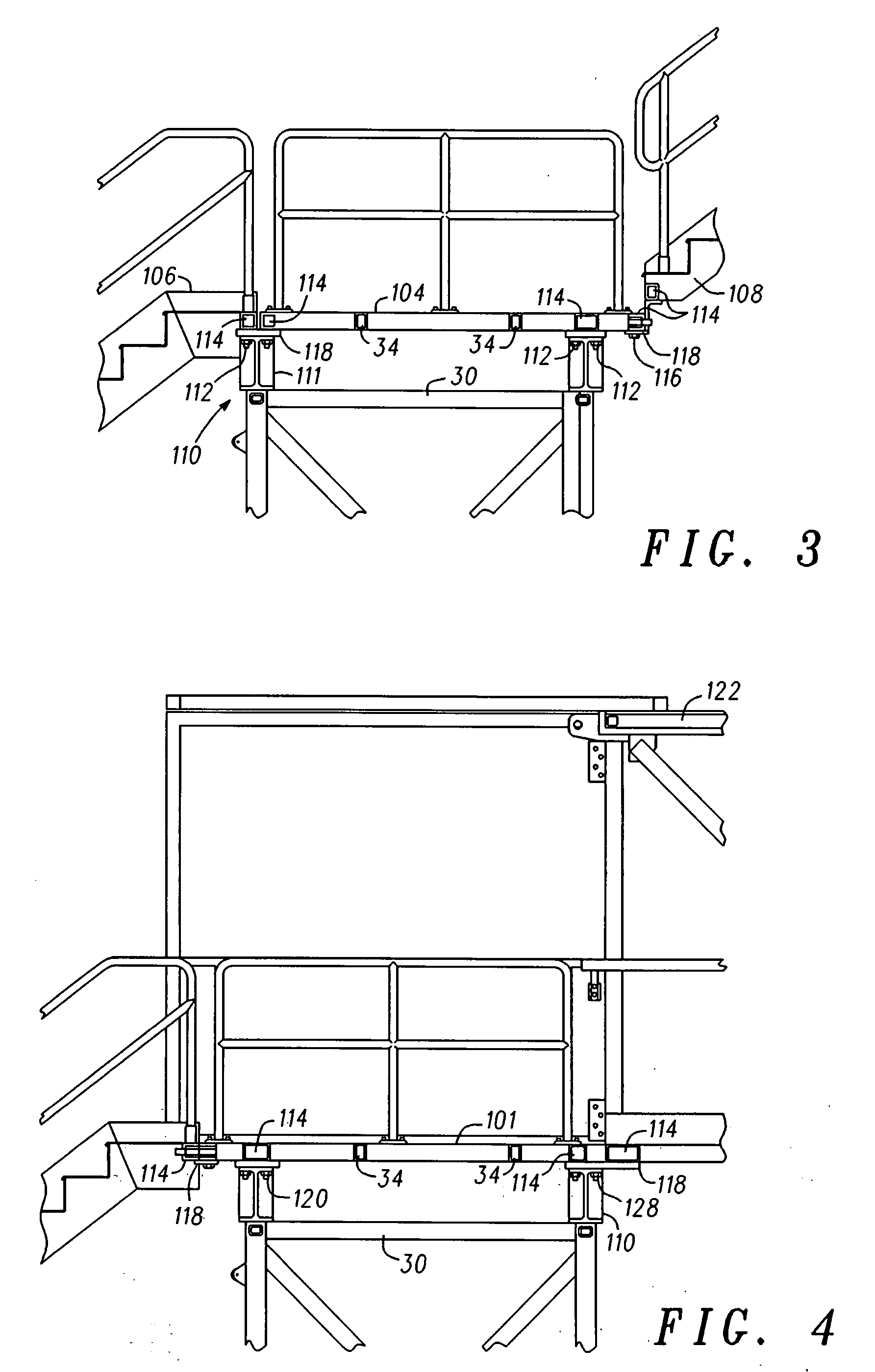 Modular pedestrian bridge and system