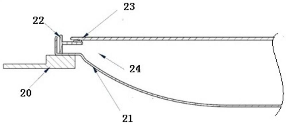 A front case assembly, a TV and an assembling method thereof