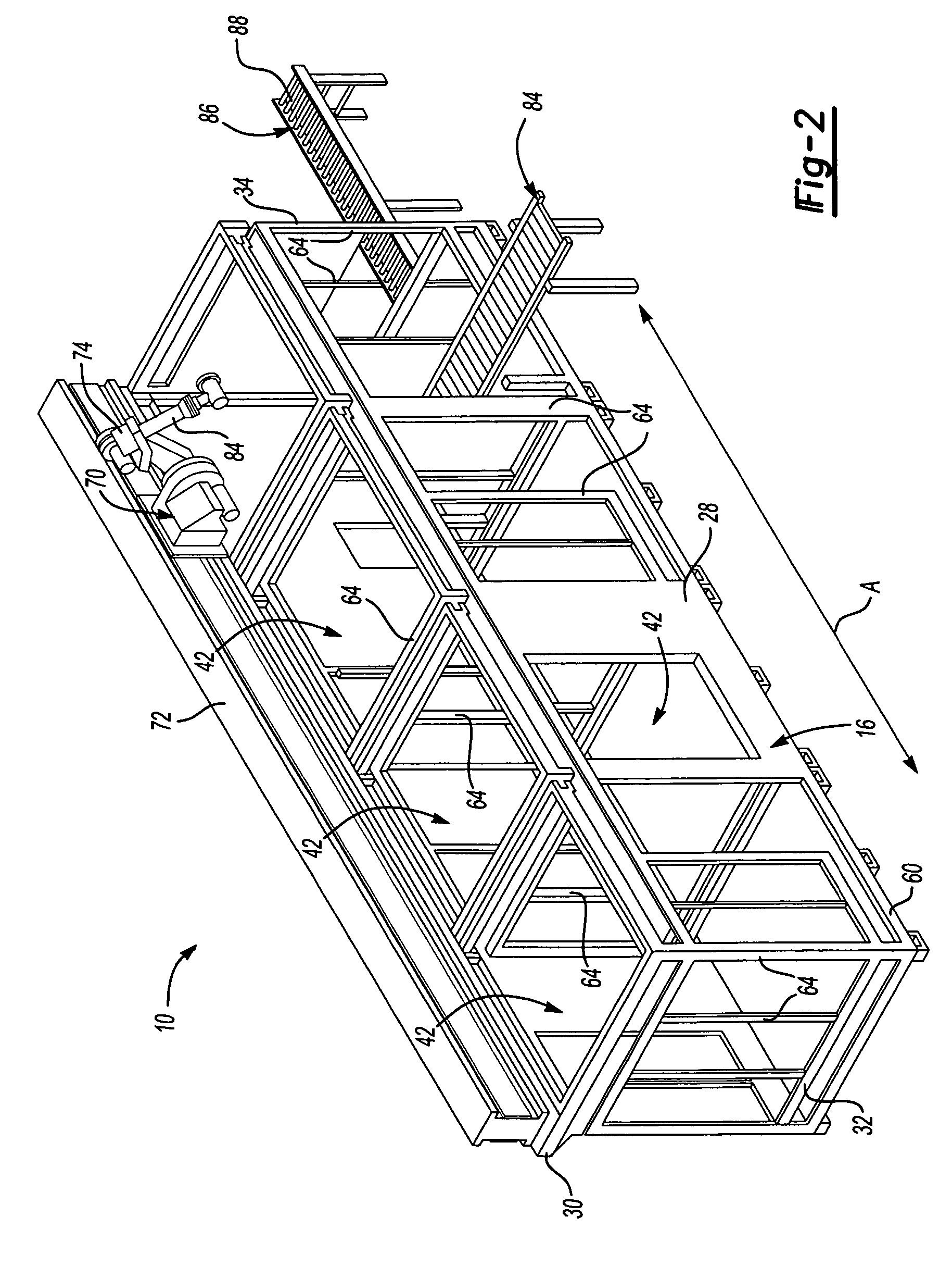 Integrated machining module for processing workpieces and a method of assembling the same