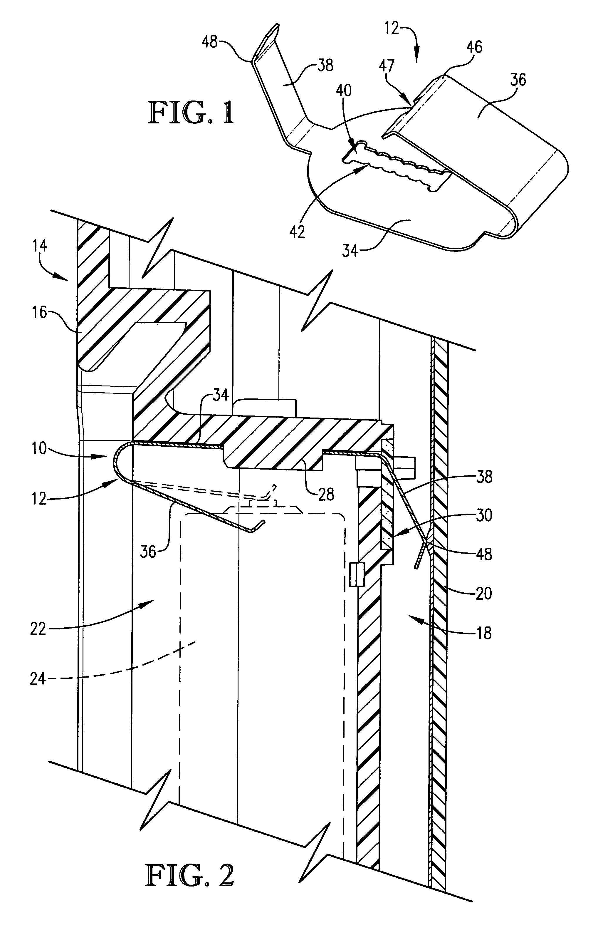 Battery contact mechanism including single-piece battery contact spring