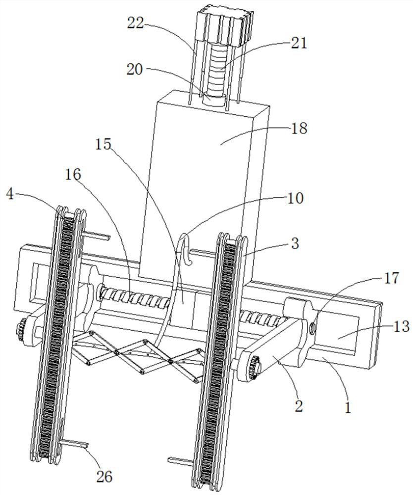 Automatic turnover type plate surface spraying device