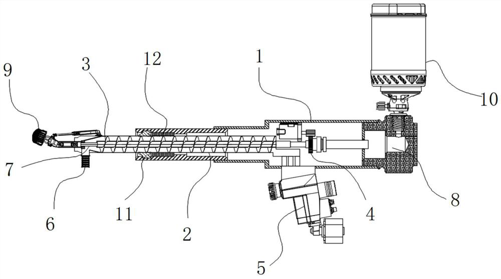 Oral foreign body adsorption device for tooth restoration