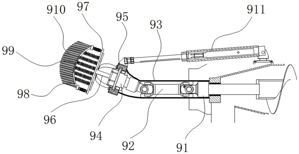 Oral foreign body adsorption device for tooth restoration