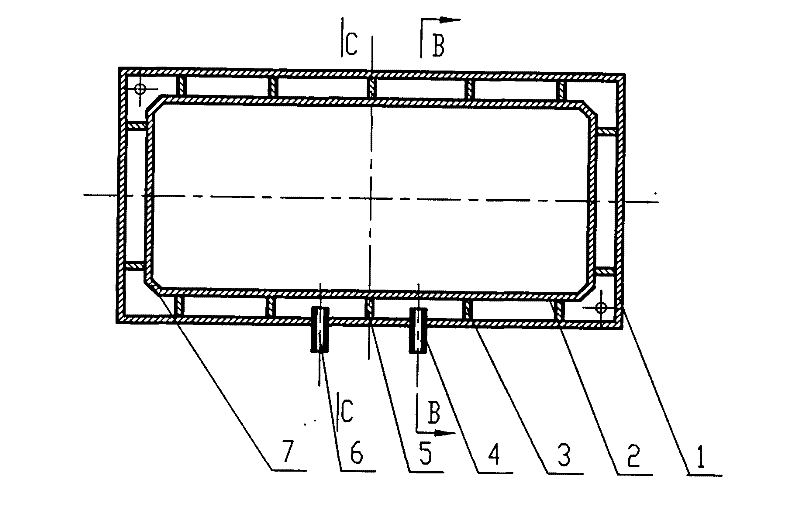 Internal heating die sleeve