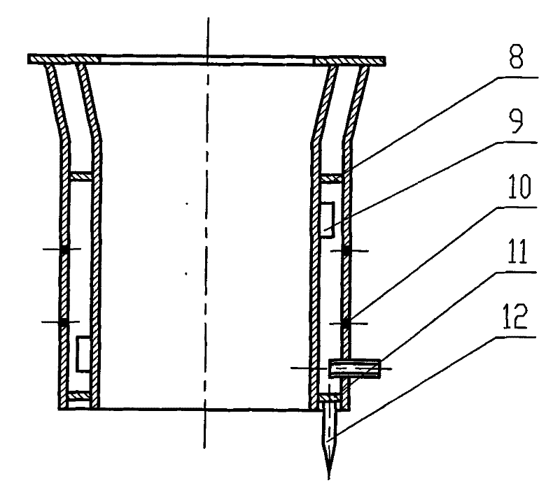 Internal heating die sleeve