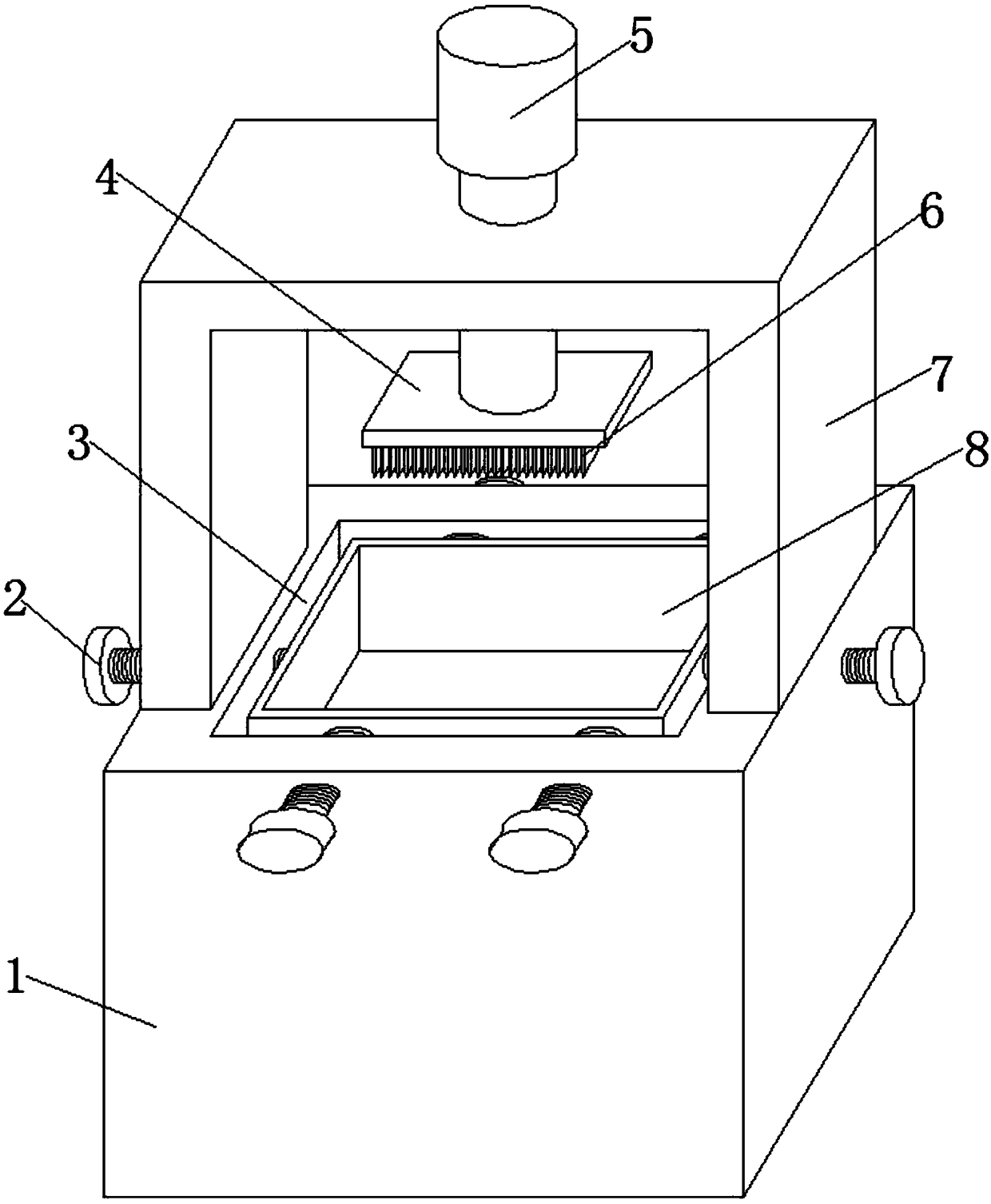 Pork slicing device and slicing process for pork slice production