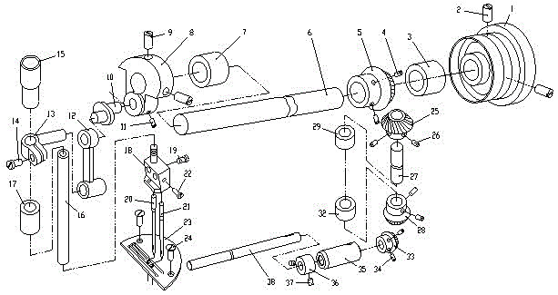 Bead edge stitch sewing machine