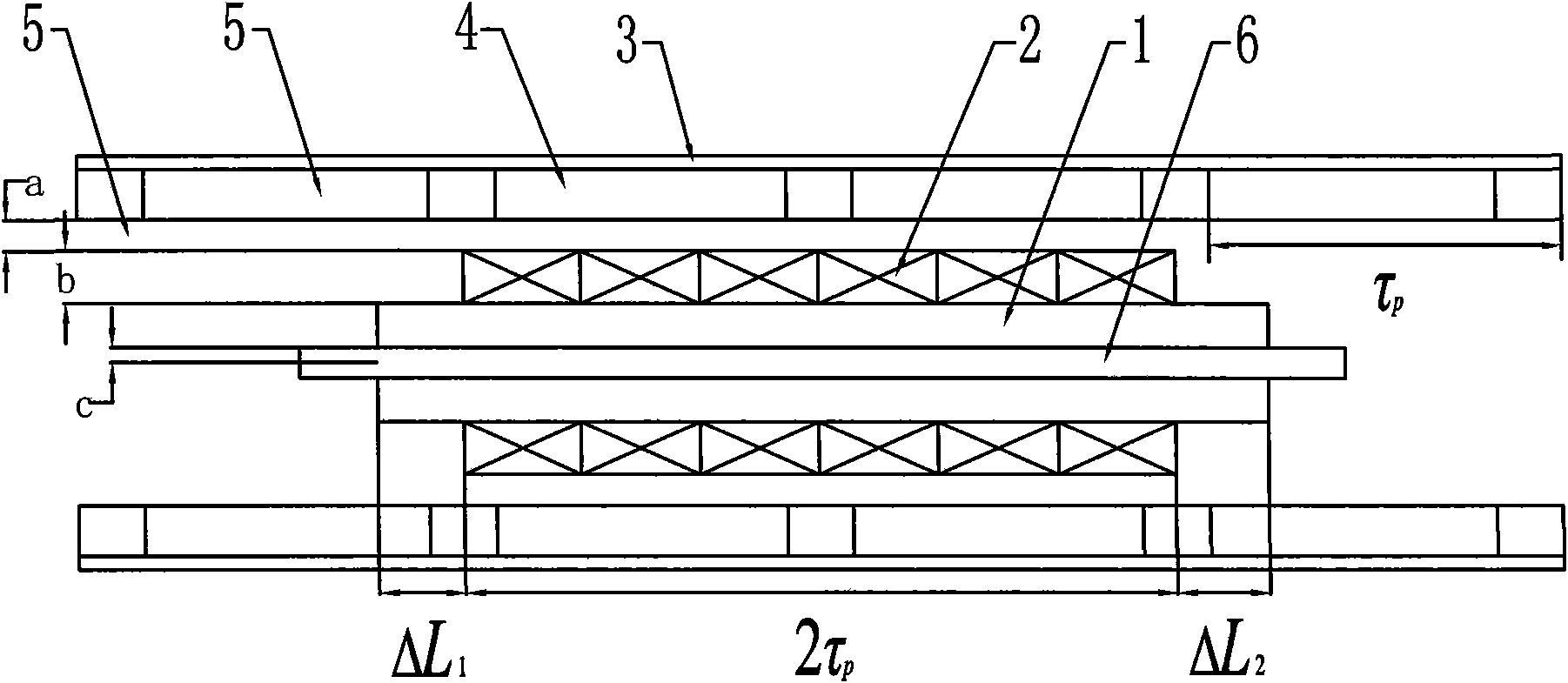 High thrust density cylinder type linear electric motor