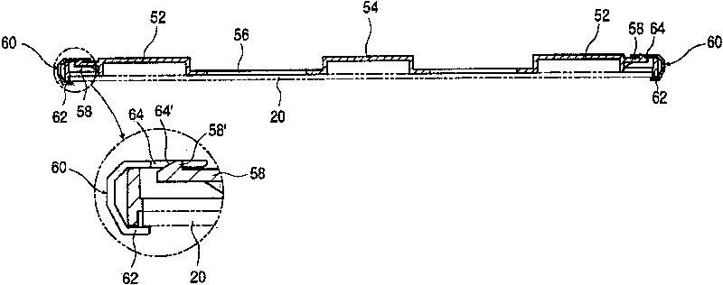 Front structure for air conditioner