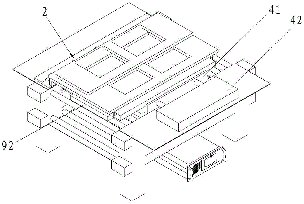 Machine vision based on-line detection system and detection method thereof