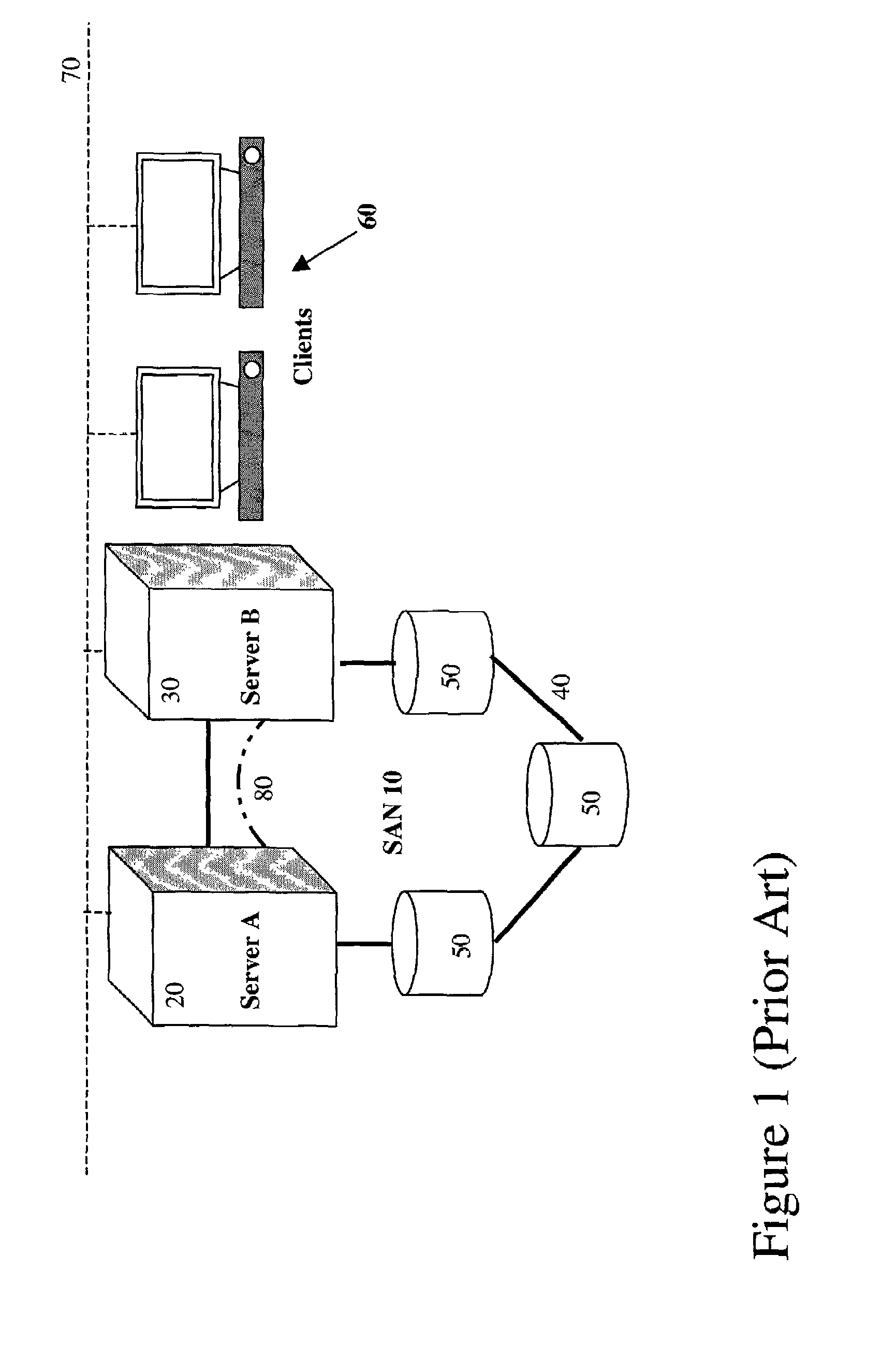 Reset facility for redundant processor using a fiber channel loop