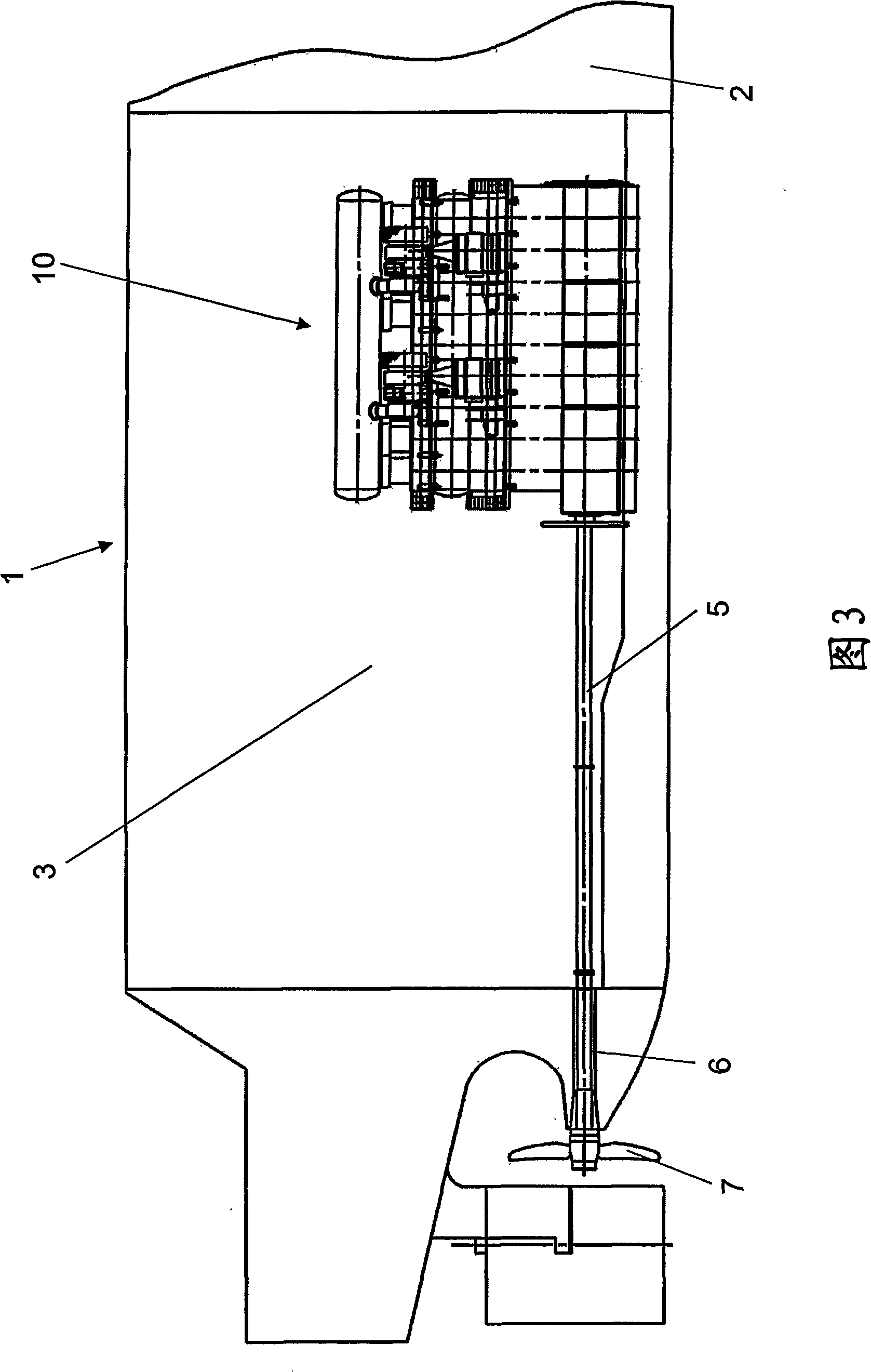 Propulsion system of ship