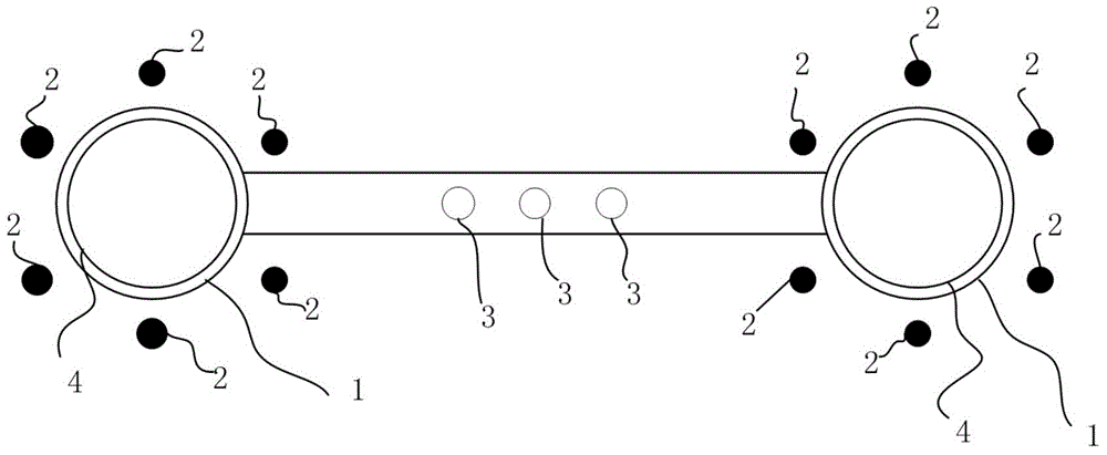 Hand-held multi-laser-stripe quick three-dimensional measuring method