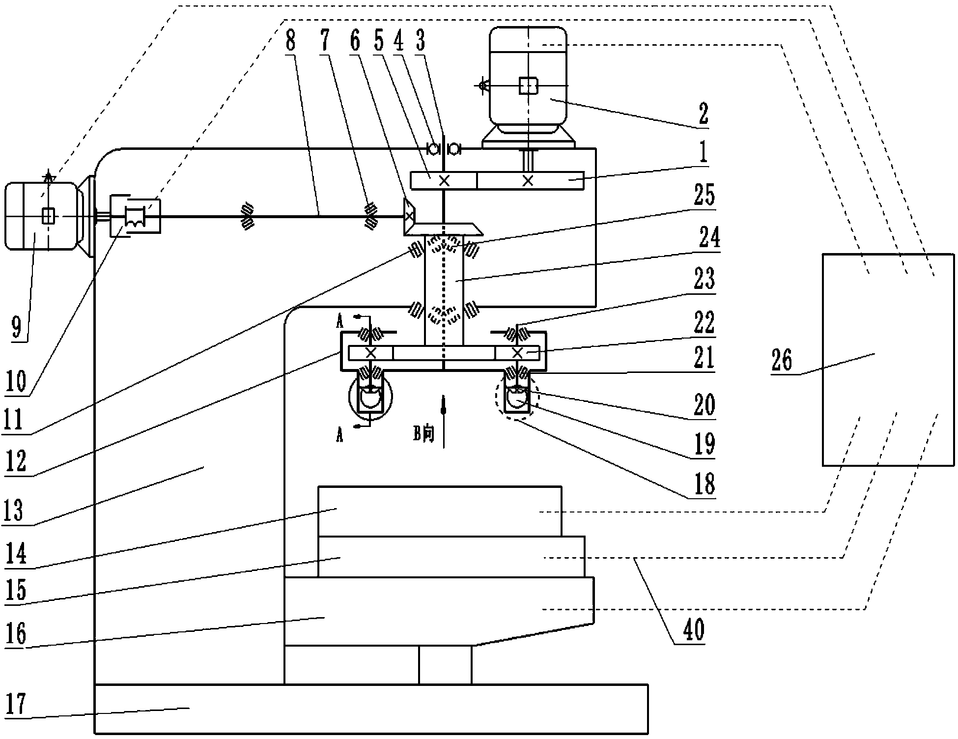 Differential stepless speed-regulation multimode hobbing machine tool