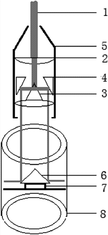 Inner bore laser quenching head and quenching method