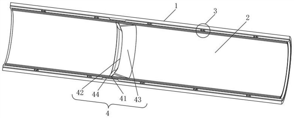 Ultrahigh-temperature polymer polyethylene lining pipe