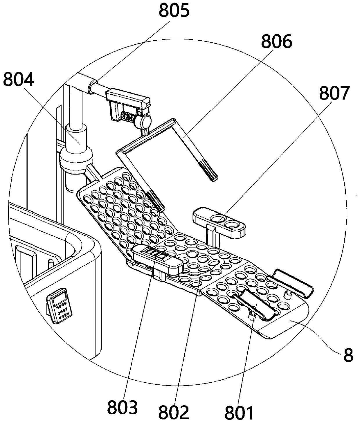 A spray treatment tank equipment for neurology treatment