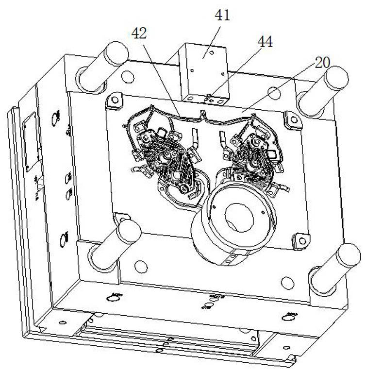 Brake casting and die-casting die and die-casting process thereof