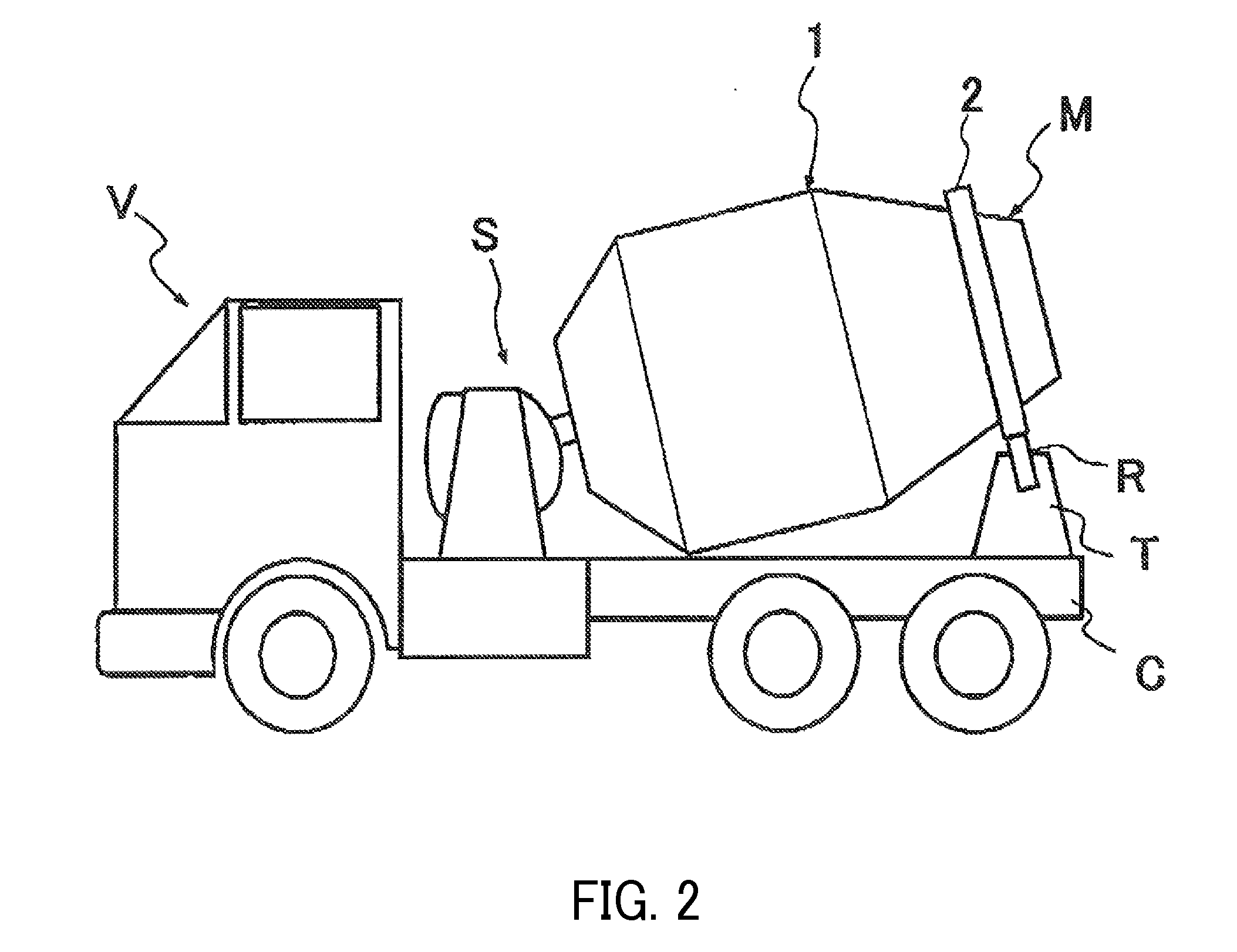 Mixer drum driving device