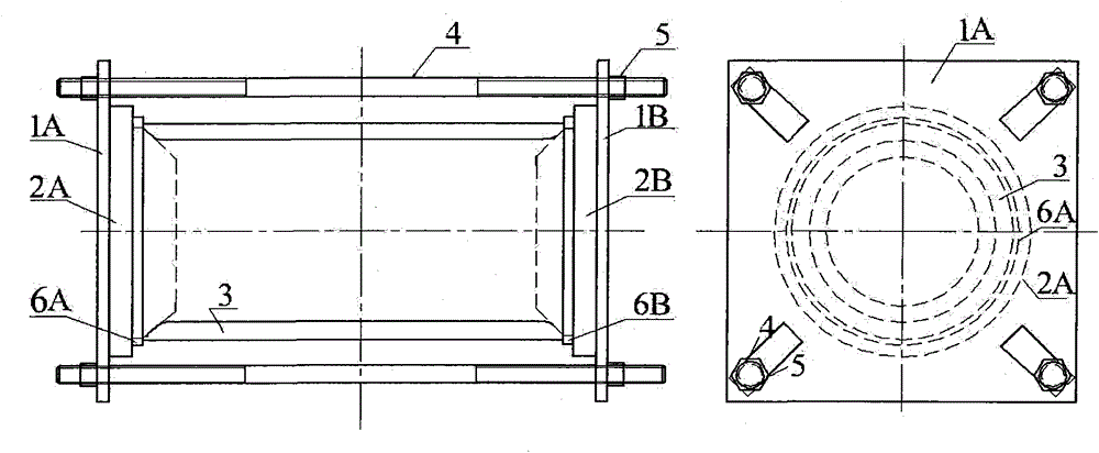 High temperature and high pressure resistant visual reaction experiment apparatus