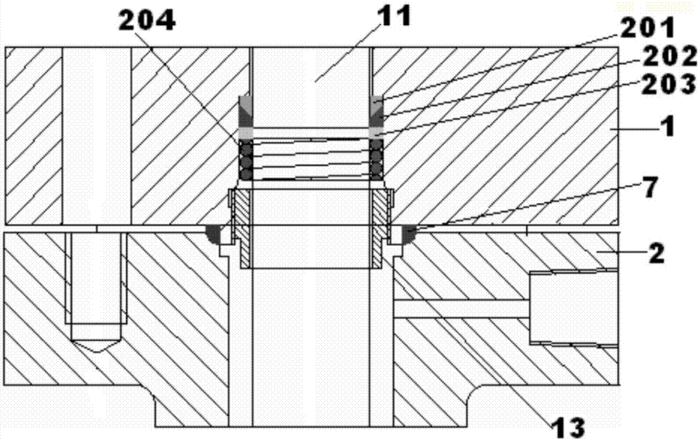 Portable high-temperature and high-pressure mechanical test device