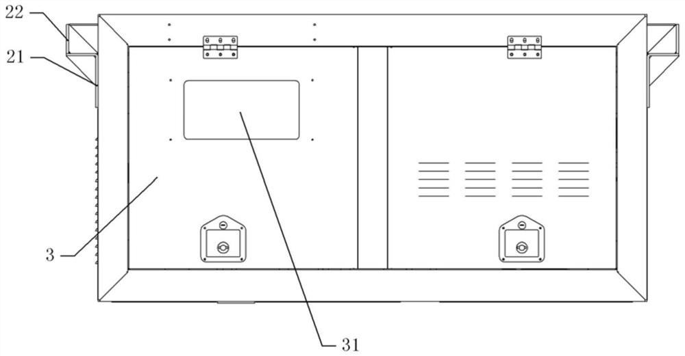 Structure system for installing environment-friendly intelligent cold-chain logistics vehicle refrigeration generator set