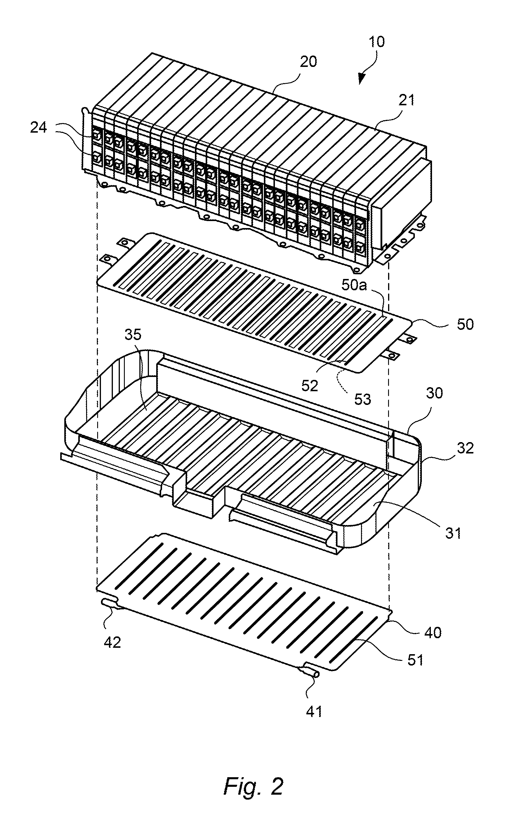 Assembled battery