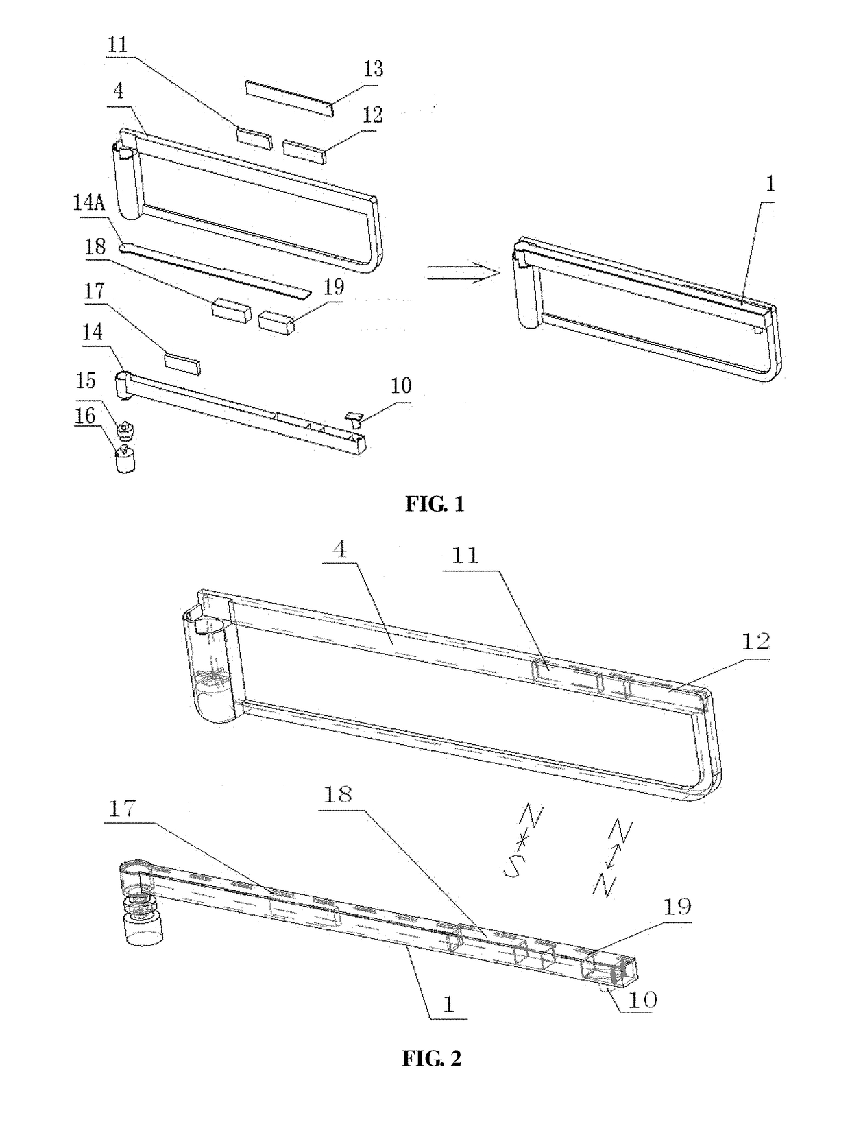 Inner rear-view mirror system for automobile with cameras