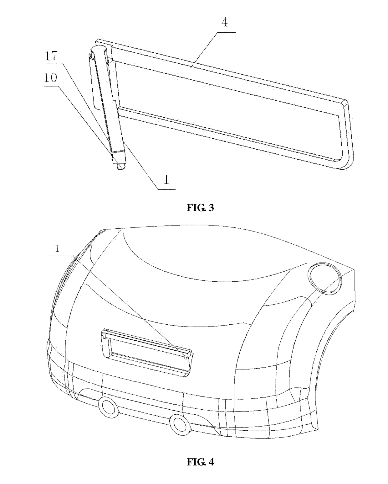 Inner rear-view mirror system for automobile with cameras