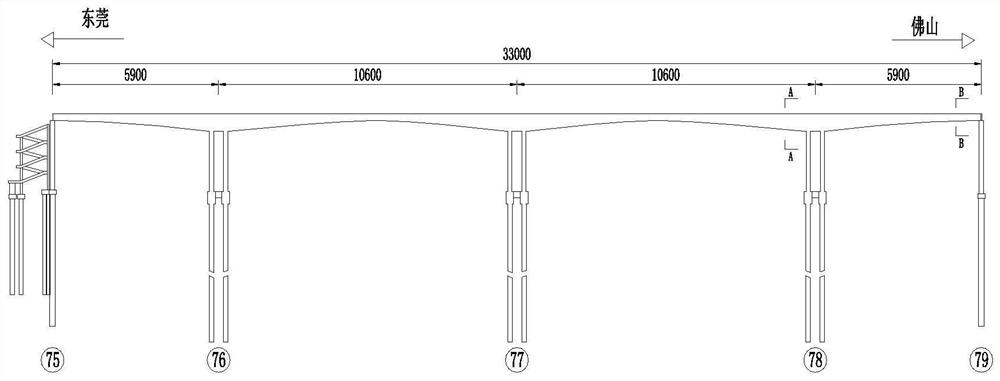 Method for quickly positioning and measuring dead load condition of in-service bridge structure